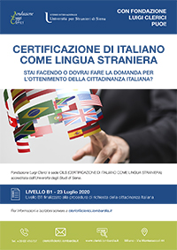 ESAME CILS - B1 per ottenimento della cittadinanza italiana - Fondazione  Luigi Clerici